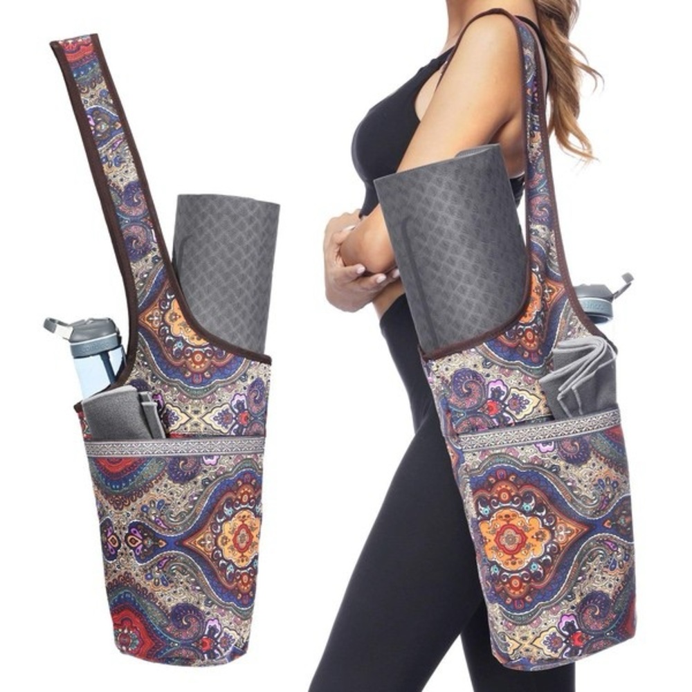 Yoga Mat bag with Large Size Pocket and Zipper Pocket